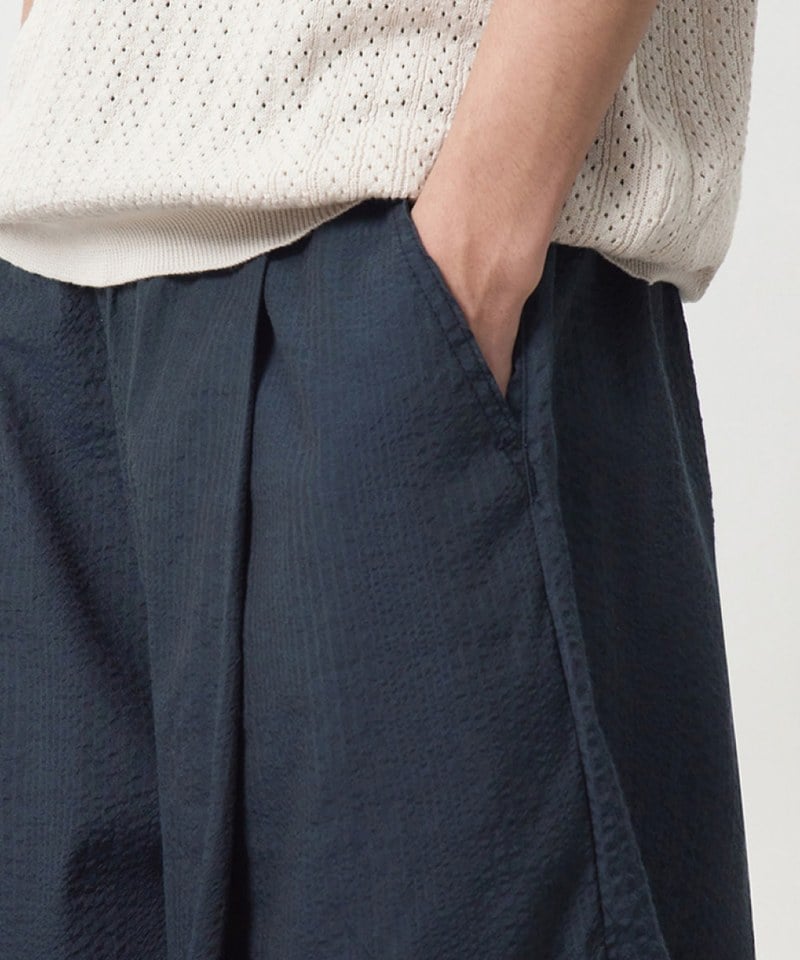 泡泡紗燈籠褲 SEERSUCKER CURVED PANTS