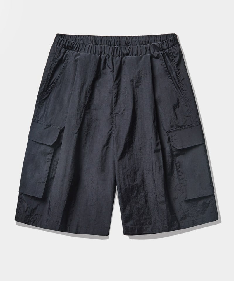 百慕達工裝褲 WATERPROOF WIDE BERMUDA CARGO PANTS