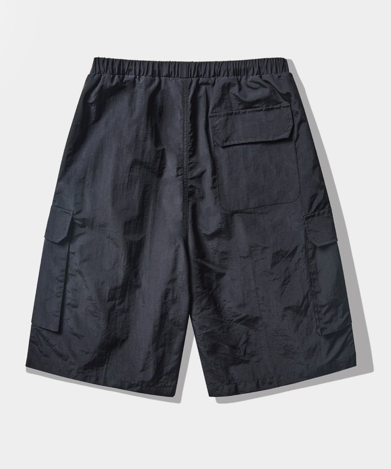 百慕達工裝褲 WATERPROOF WIDE BERMUDA CARGO PANTS