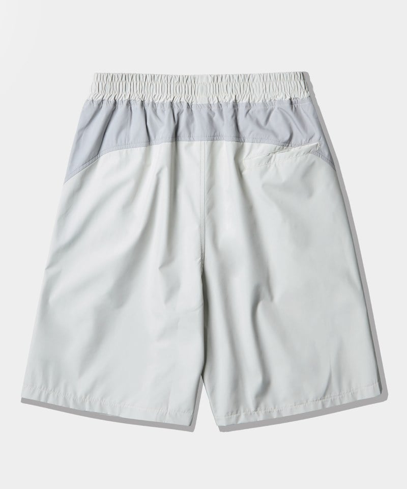 拼接休閒短褲 DOUBLE LAYER SLASH HALF PANTS