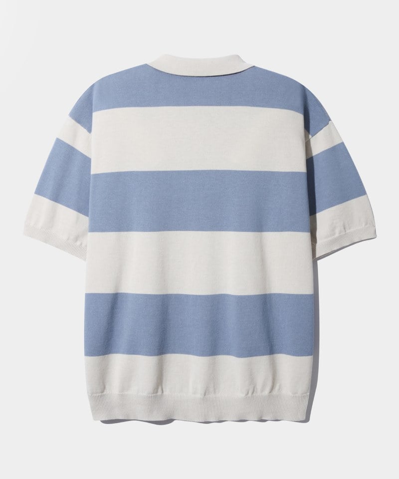 條紋橄欖球衫 STRIPE RUGBY HALF KNIT