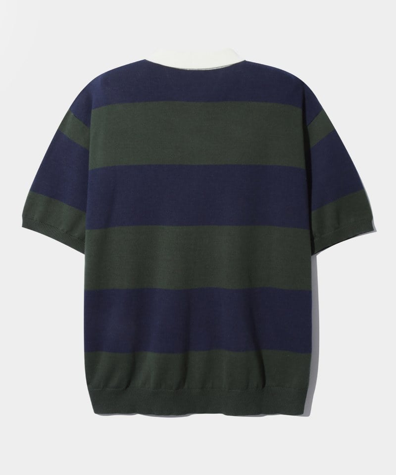 條紋橄欖球衫 STRIPE RUGBY HALF KNIT