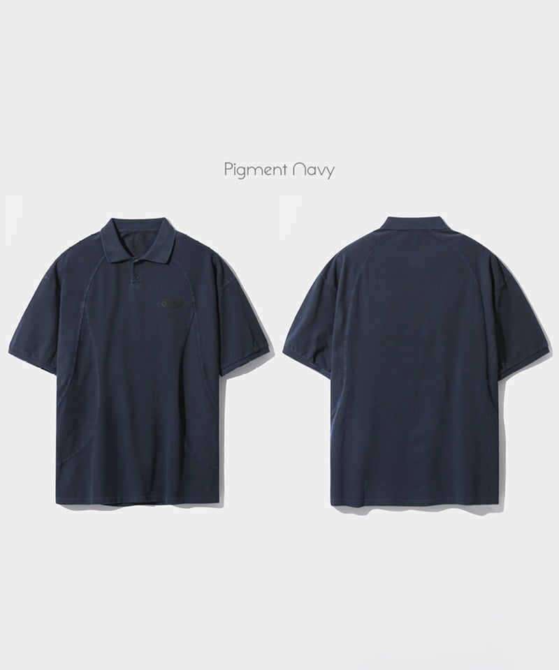 短袖POLO衫 SLASH PIQUE COLLAR HALF T-SHIRT