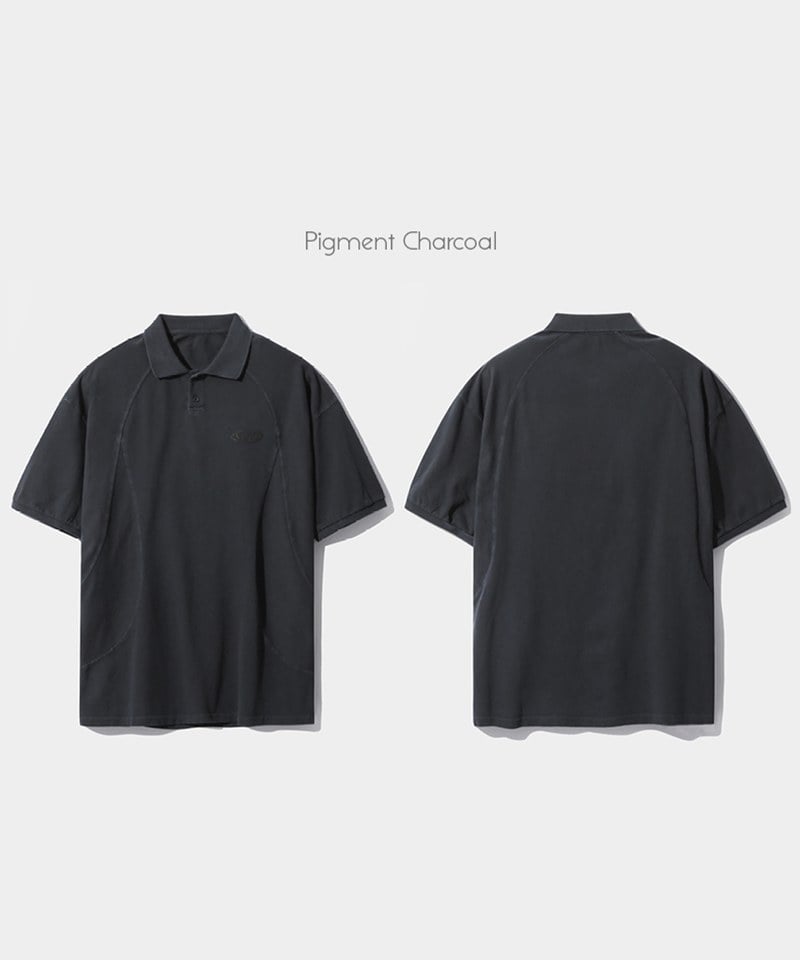 短袖POLO衫 SLASH PIQUE COLLAR HALF T-SHIRT