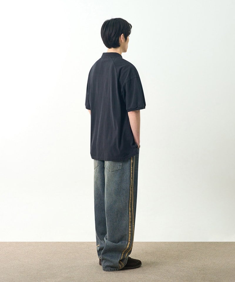 短袖POLO衫 SLASH PIQUE COLLAR HALF T-SHIRT