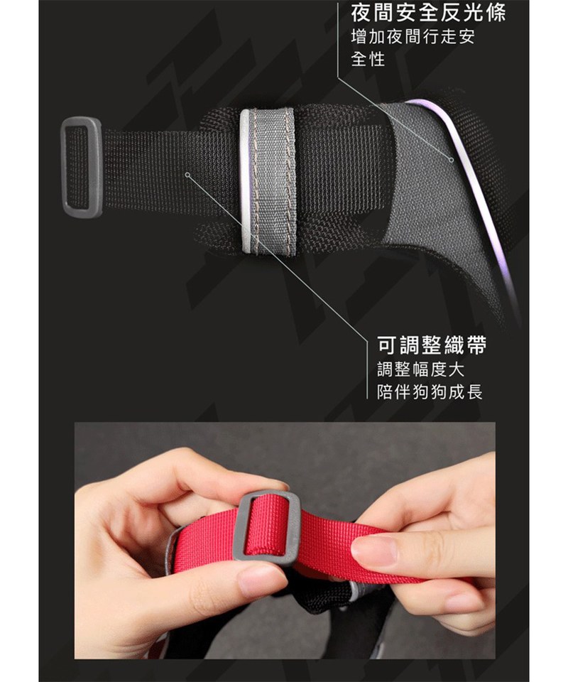 EZY3904-251 X-LINK  HARNESSＸ雙制胸背帶 - L