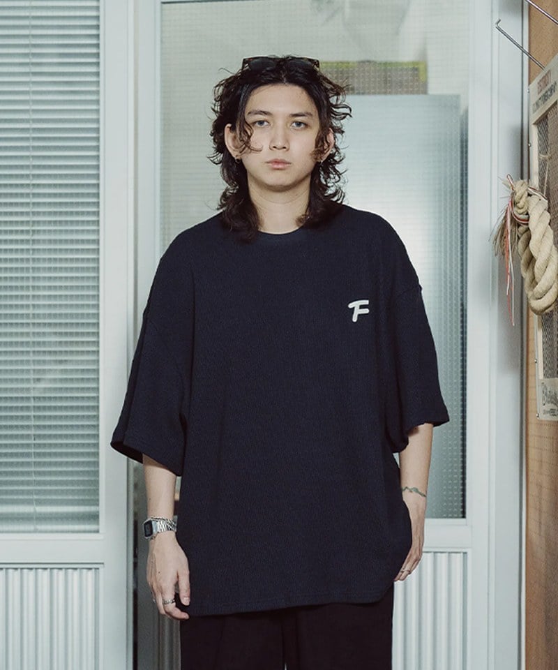 FMB99101-251 洗水華夫格中袖日常服