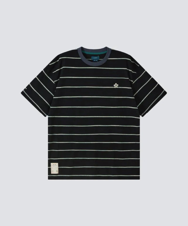 FMB99112-251 Hana花華間條tee
