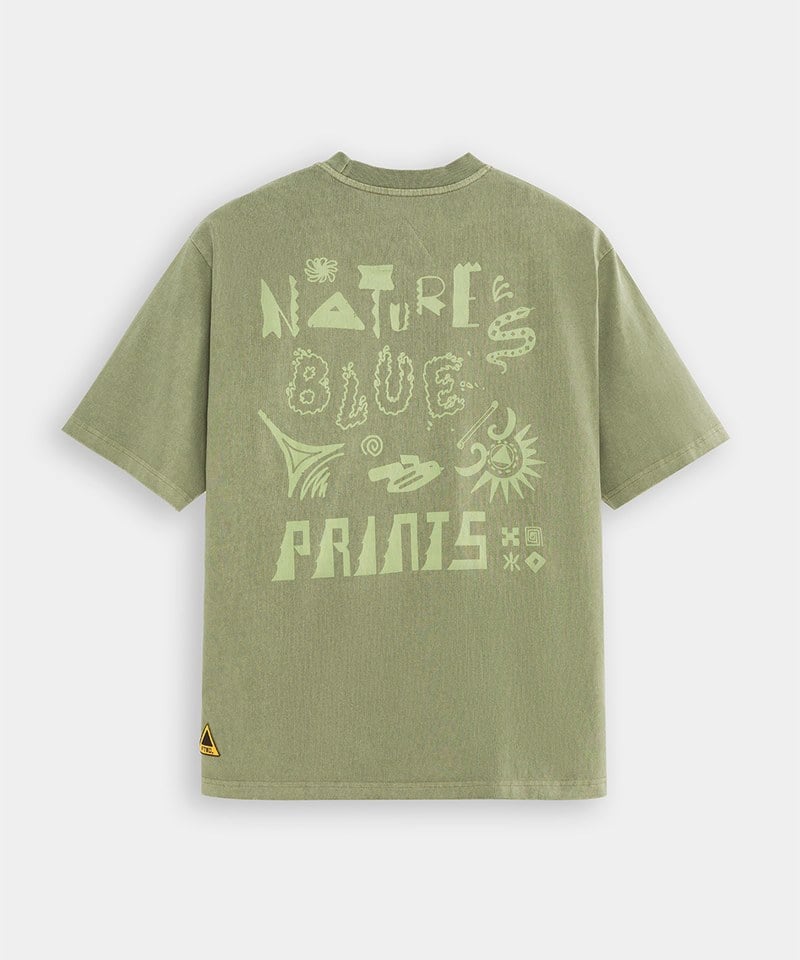圖案短Tee BLUEPRINT TEE