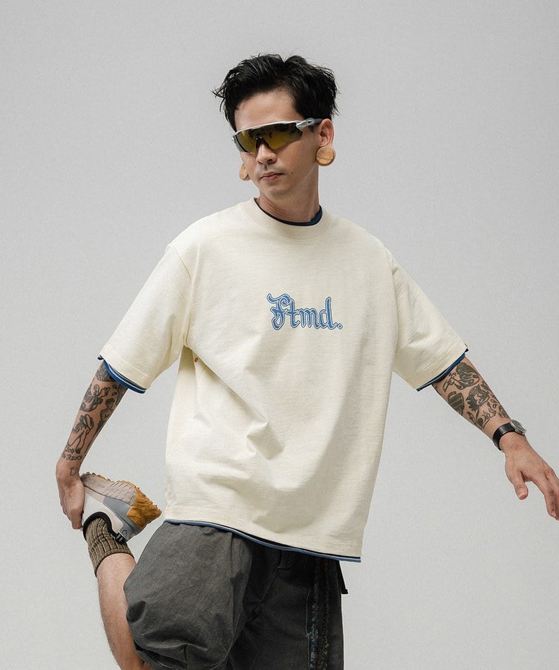 FTM0134-251 品牌LOGO上衣 FTMD. SLUB COTTON TEE