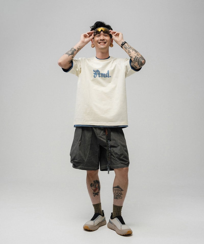 FTM0134-251 品牌LOGO上衣 FTMD. SLUB COTTON TEE