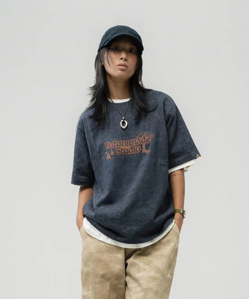 FTM0135-251 水洗短Tee LOGO WASHED TEE