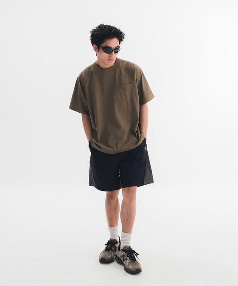 口袋短TEE CONTRAST POCKET TEE