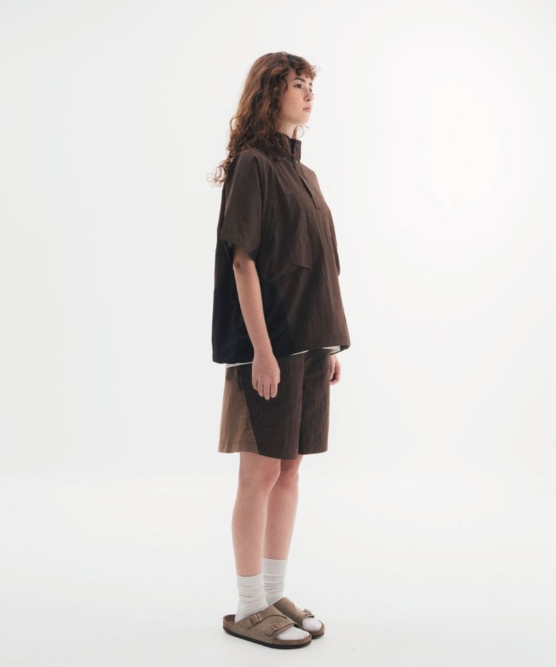 套頭短袖襯衫 HALF SNAP PULLOVER SHIRT