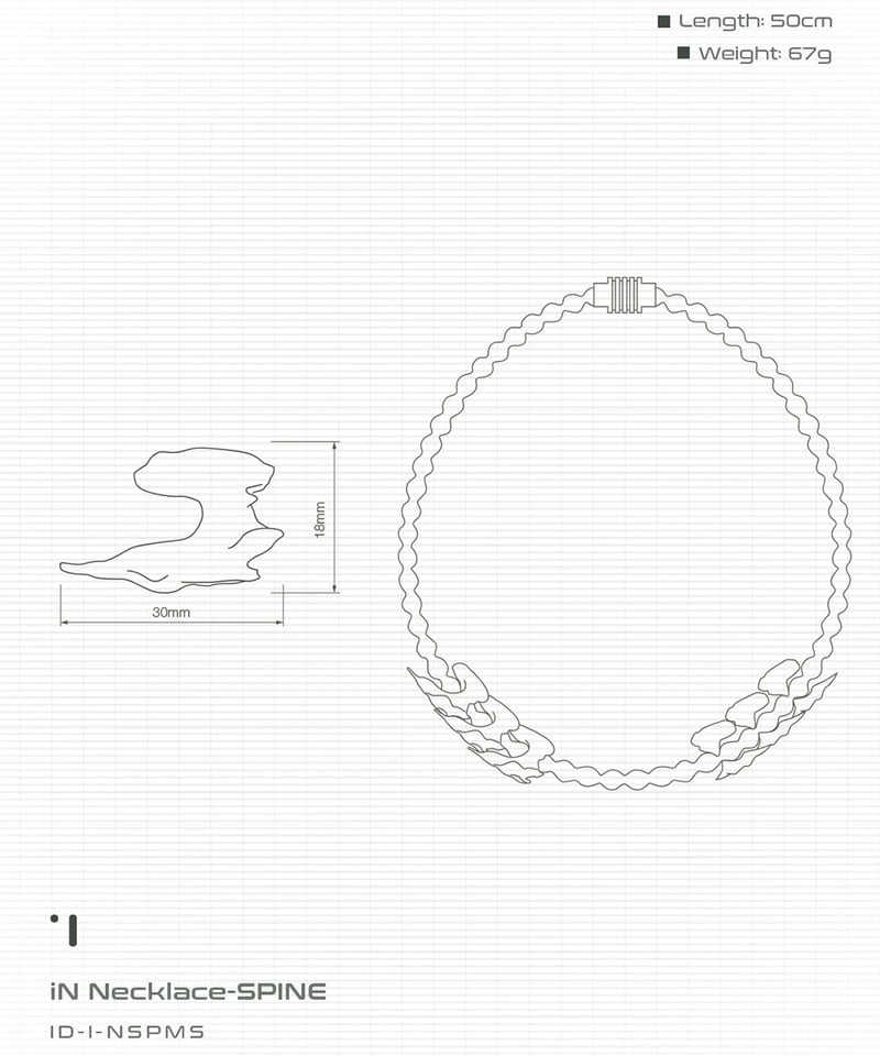 脊椎項鍊 iN Necklace-SPINE