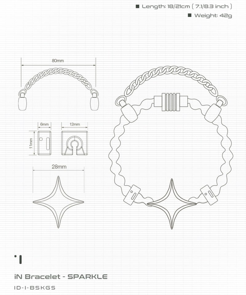 ICD9928-251 光芒手鍊 iN Bracelet-Sparkle