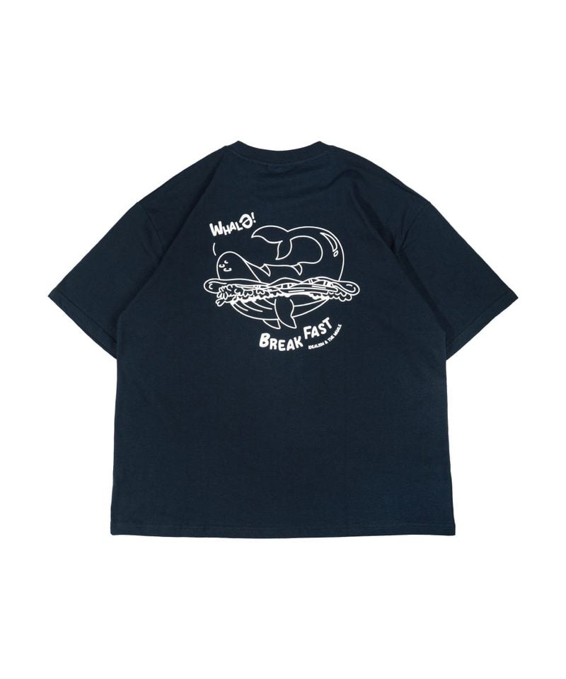 聯名 餵我早餐印花上衣 WHALe Tee