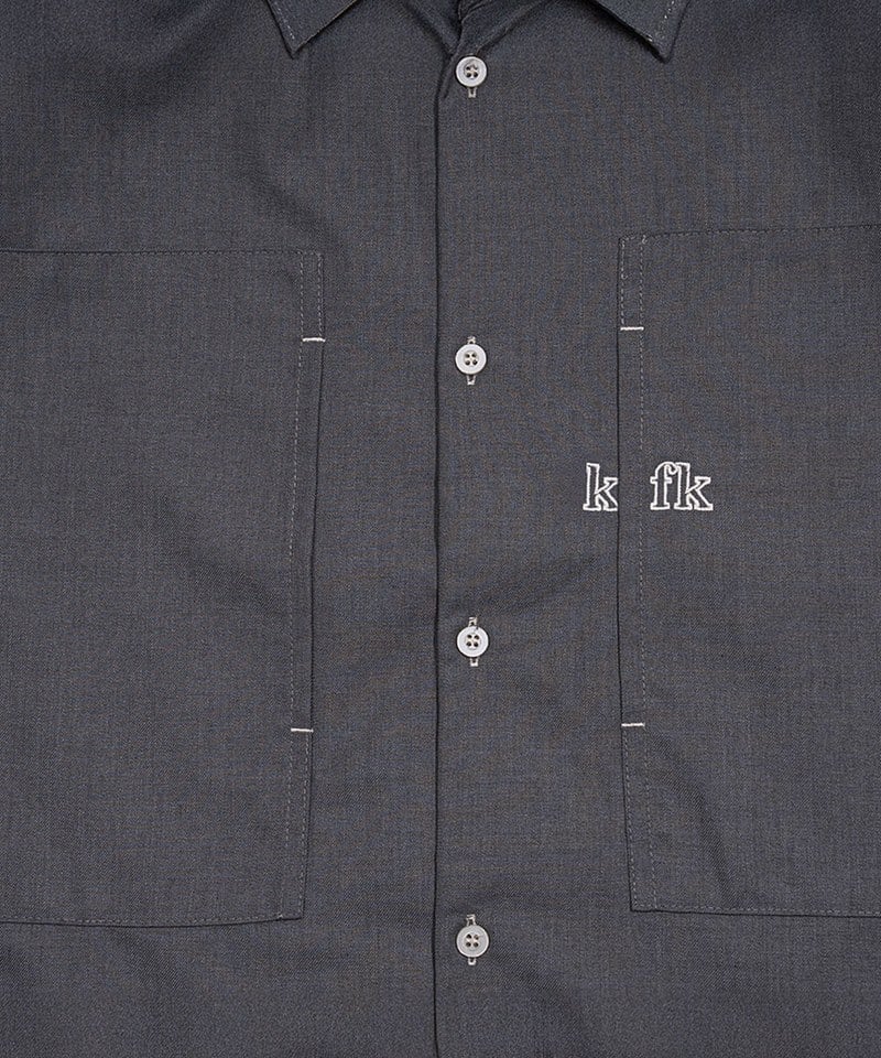 KFK 親膚混紡刺繡口袋襯衫 SS Pocket Shirt