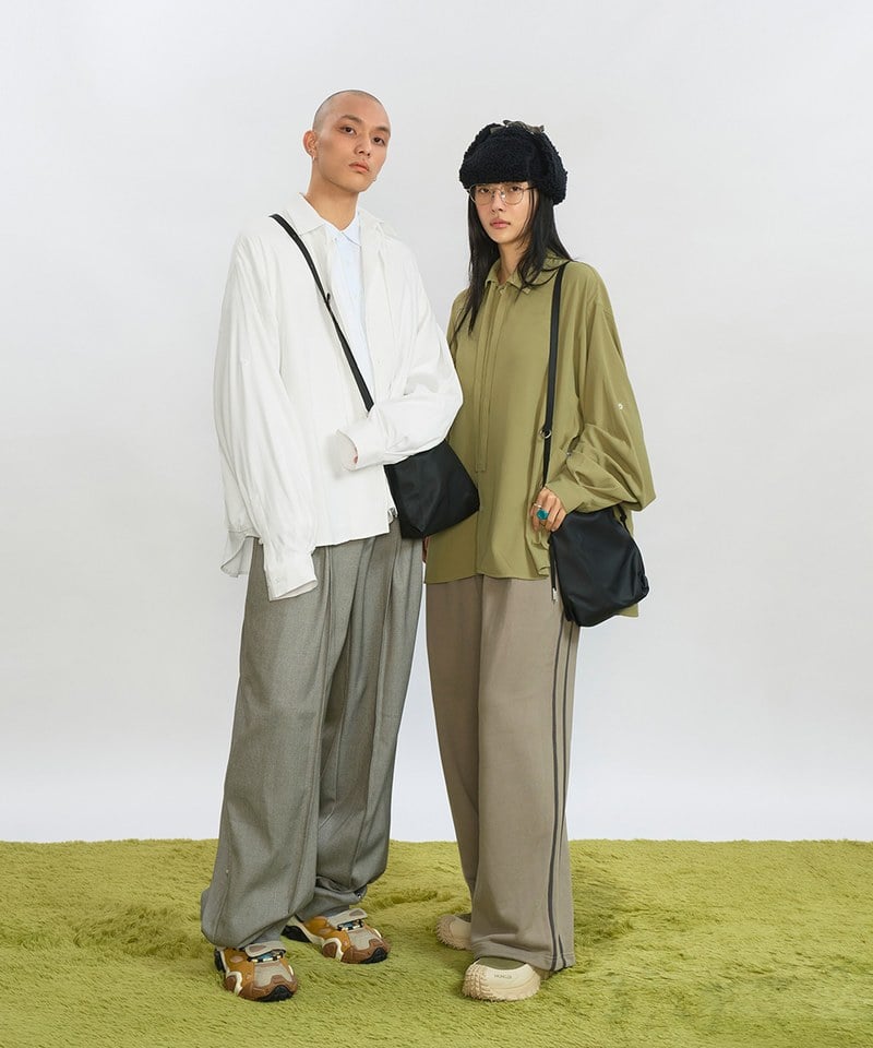 立體口袋襯衫 Relaxed fit Seersucker Shirt