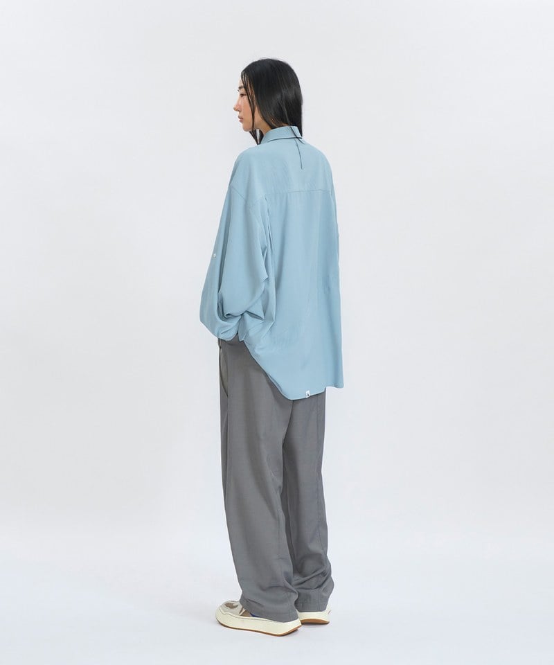 立體口袋襯衫 Relaxed fit Seersucker Shirt