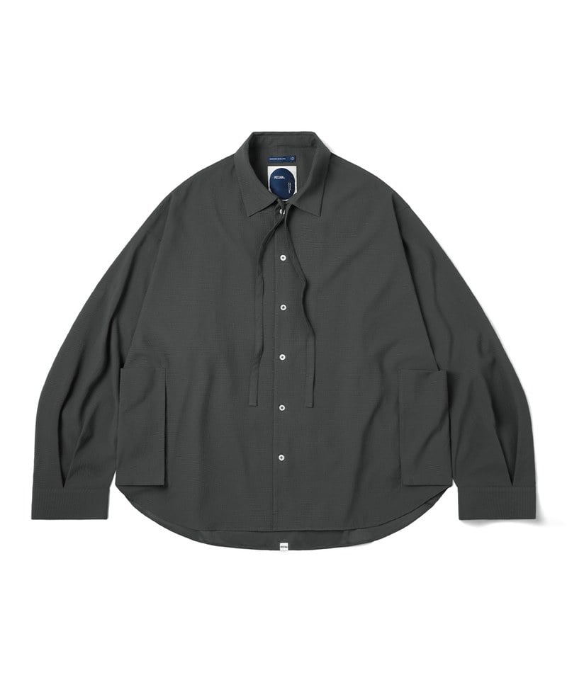 立體口袋襯衫 Relaxed fit Seersucker Shirt