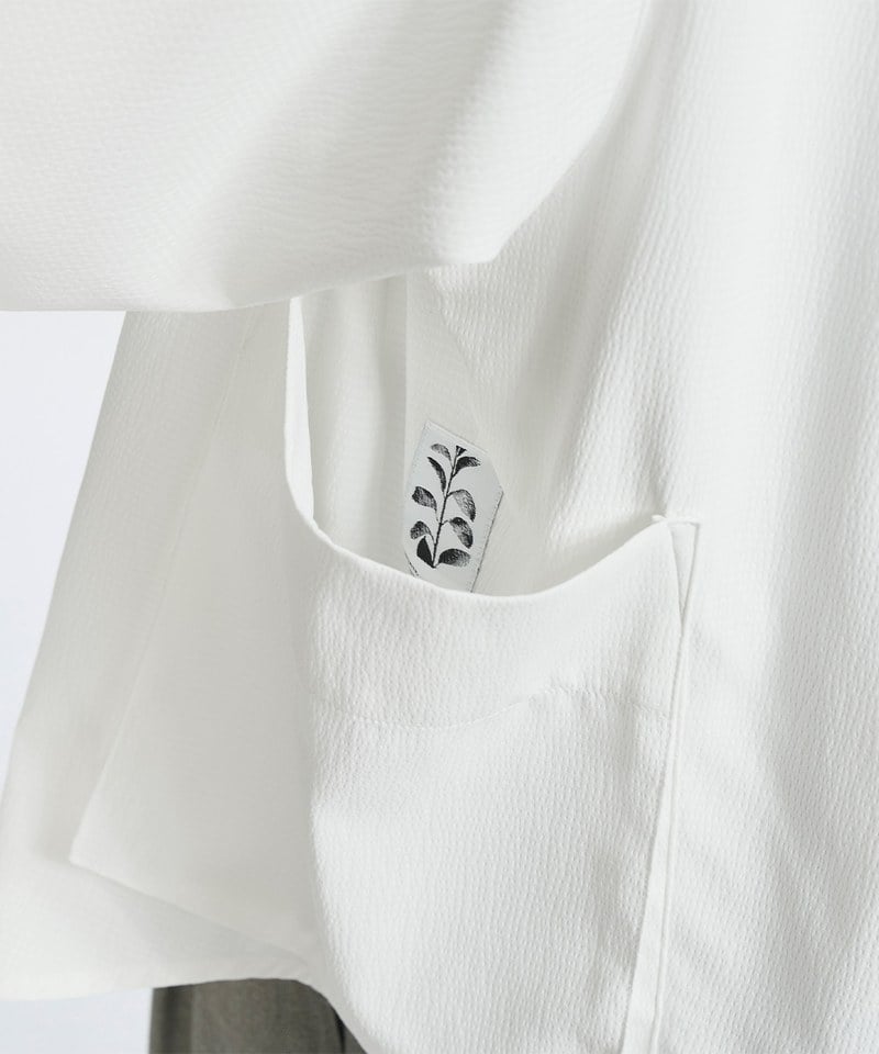 立體口袋襯衫 Relaxed fit Seersucker Shirt