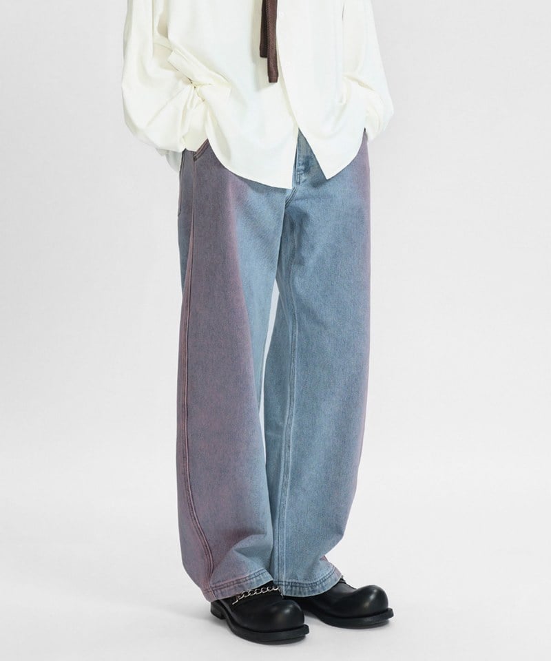 水洗丹寧長褲 MEL 25. Washed Denim Jeans