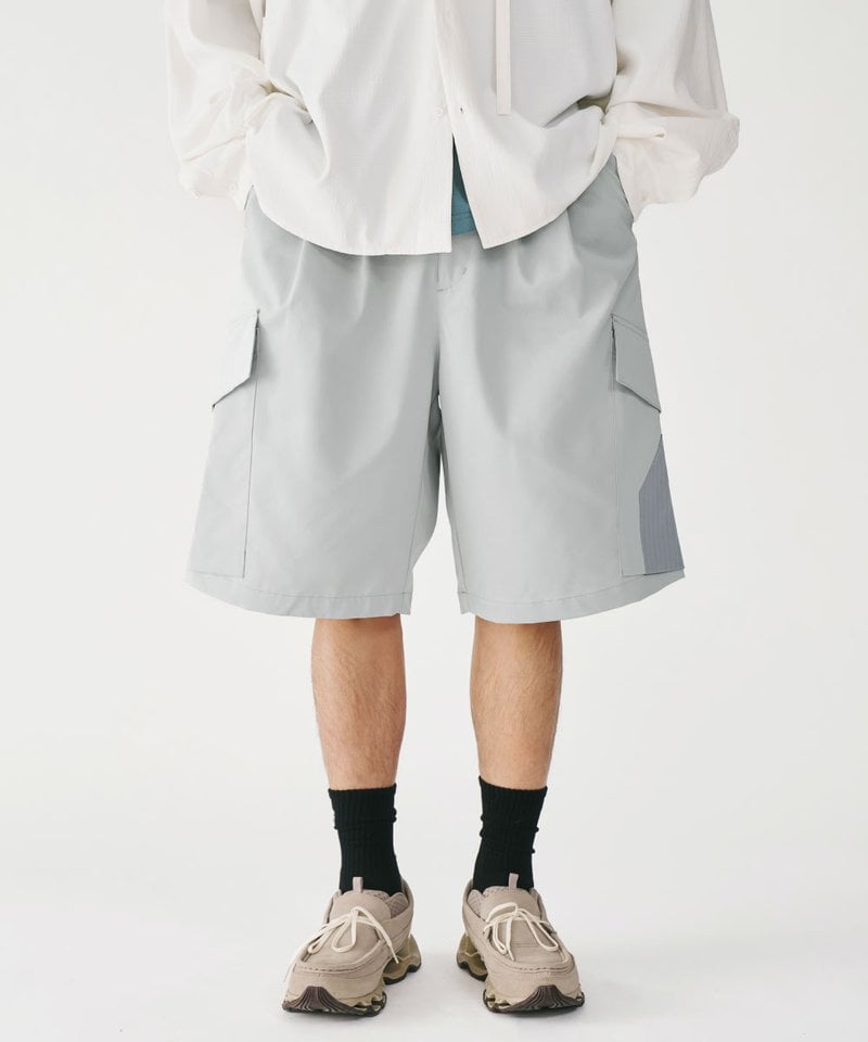 MSN1703-252 雙腰摺口袋短褲 Panel Pocket Shorts