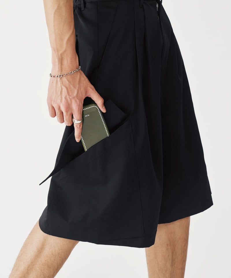 MSN1703-252 雙腰摺口袋短褲 Panel Pocket Shorts