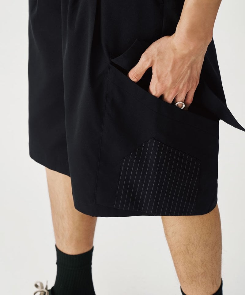 MSN1703-252 雙腰摺口袋短褲 Panel Pocket Shorts