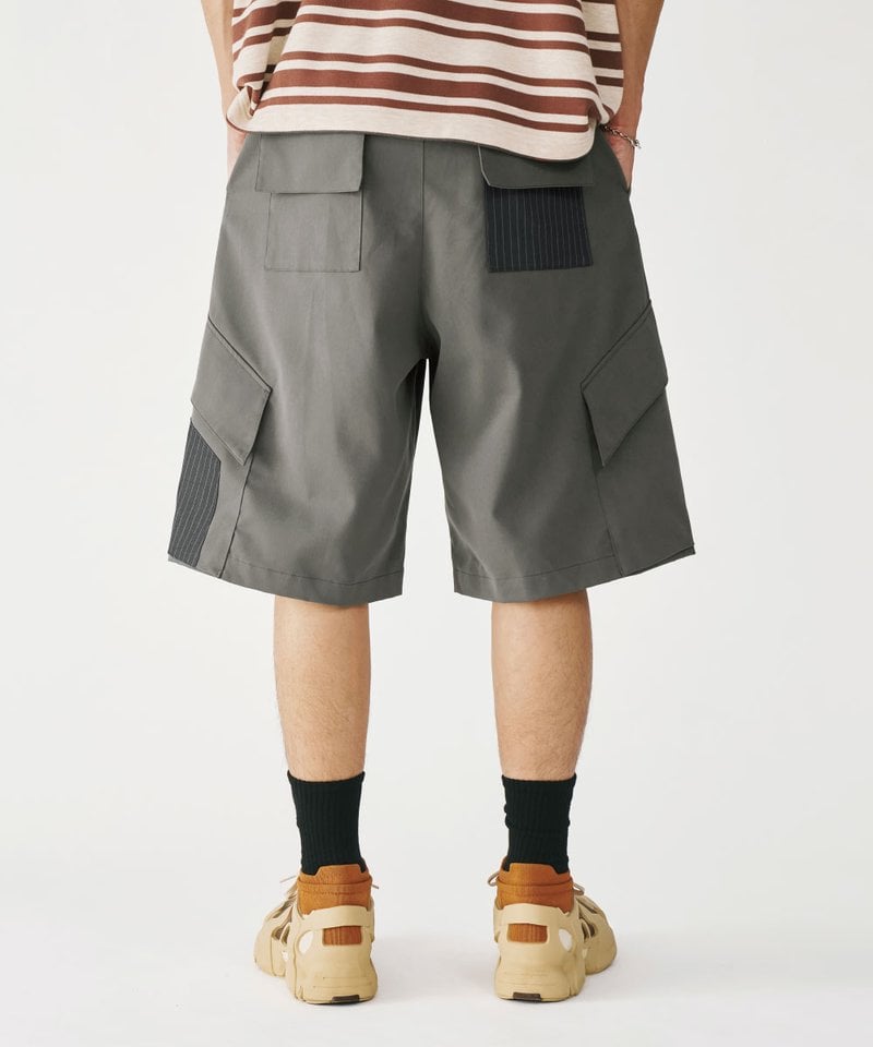 MSN1703-252 雙腰摺口袋短褲 Panel Pocket Shorts