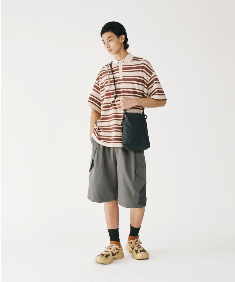 MSN1703-252 雙腰摺口袋短褲 Panel Pocket Shorts