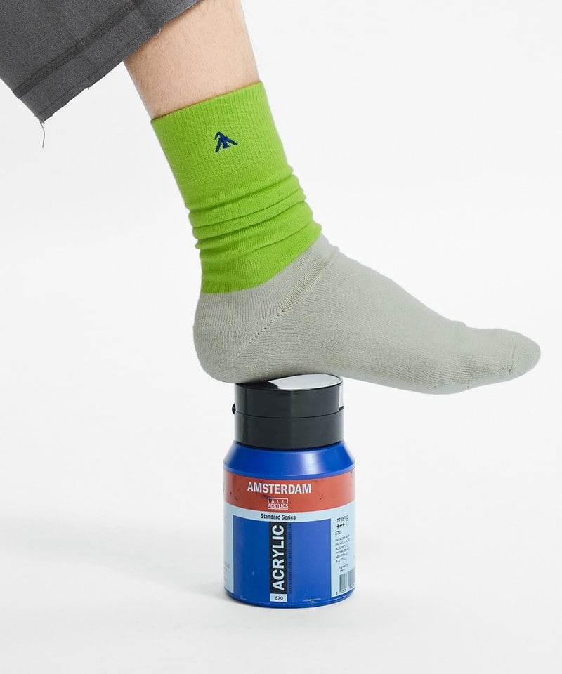 MSN2904-251 拼色長襪 Color Block Socks