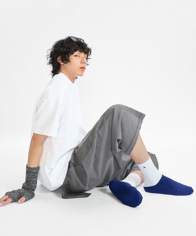 MSN2904-251 拼色長襪 Color Block Socks