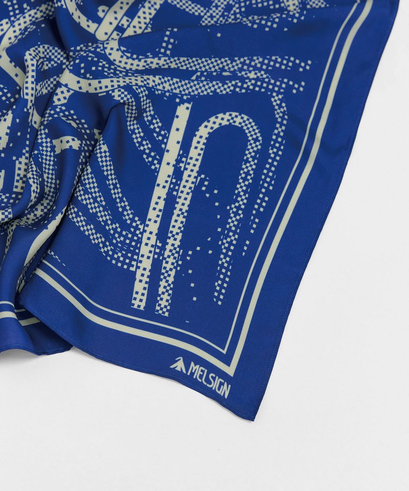 方形絲巾 Clip Pattern Silk Bandana