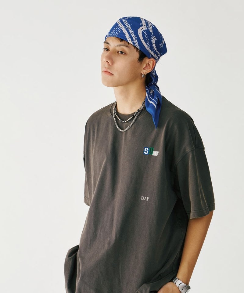 方形絲巾 Clip Pattern Silk Bandana