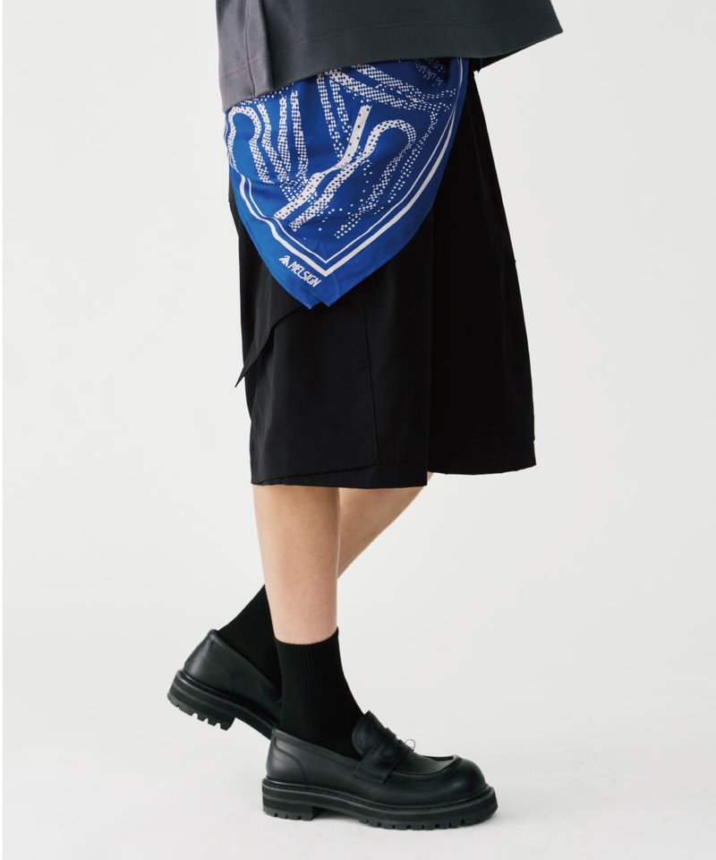 方形絲巾 Clip Pattern Silk Bandana