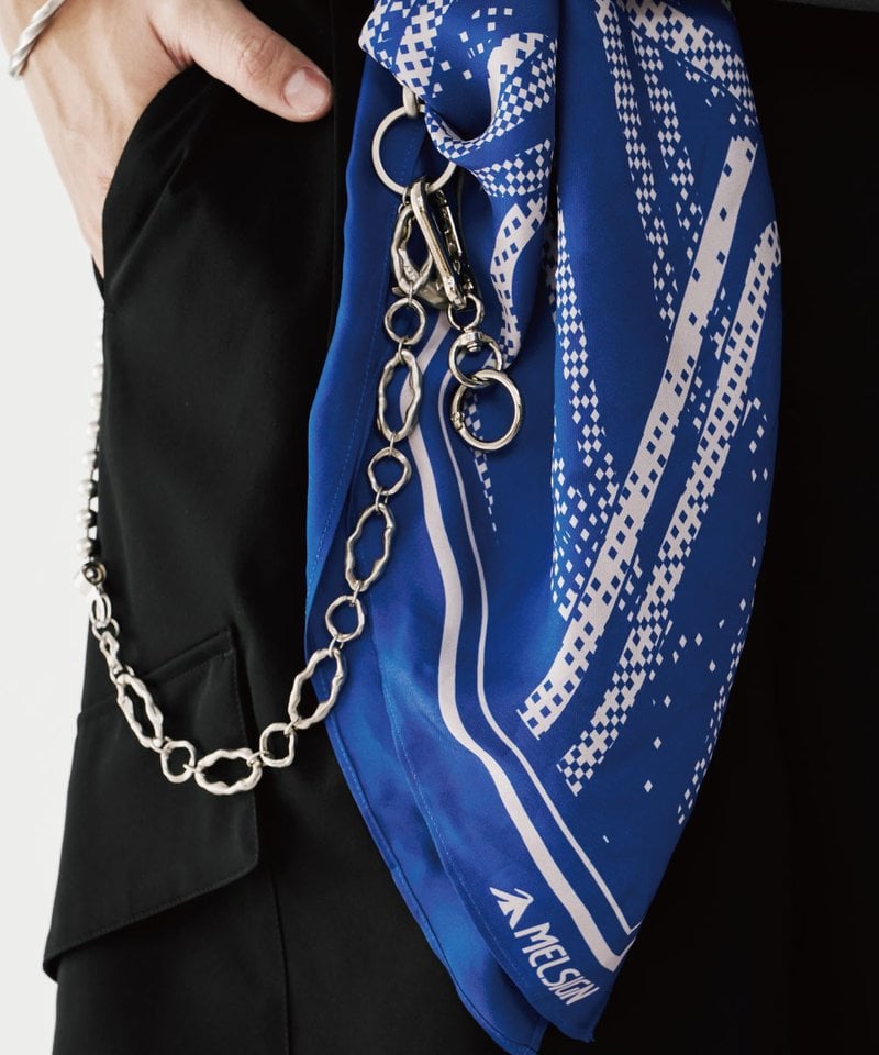 方形絲巾 Clip Pattern Silk Bandana