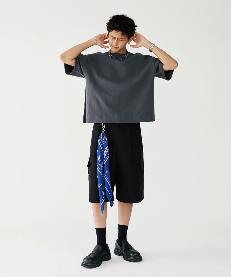 方形絲巾 Clip Pattern Silk Bandana