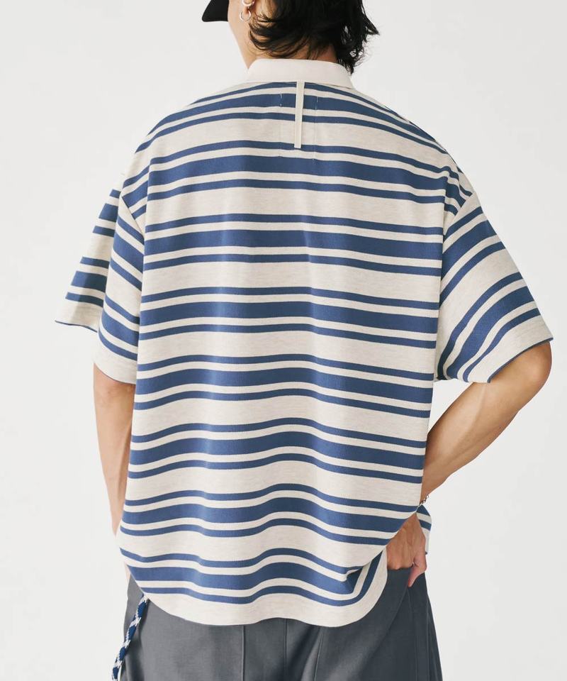 條紋Polo衫 Wide Stripe Polo