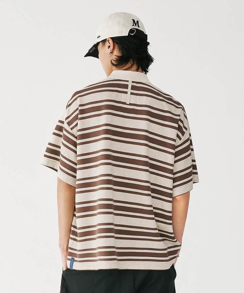 條紋Polo衫 Wide Stripe Polo
