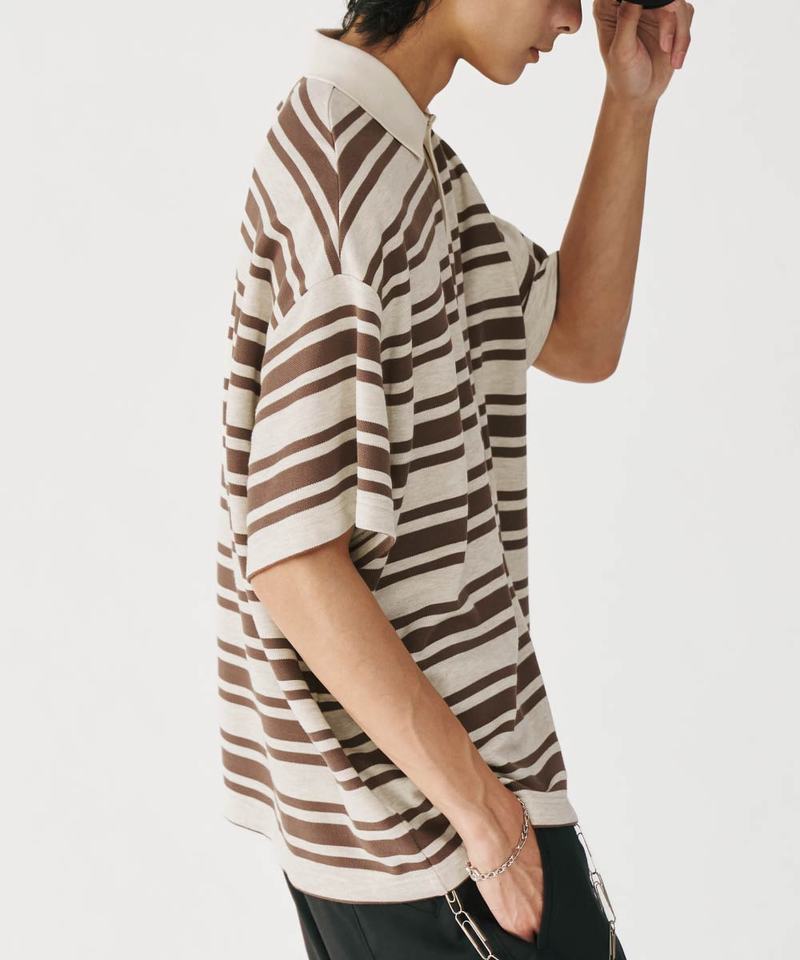 條紋Polo衫 Wide Stripe Polo