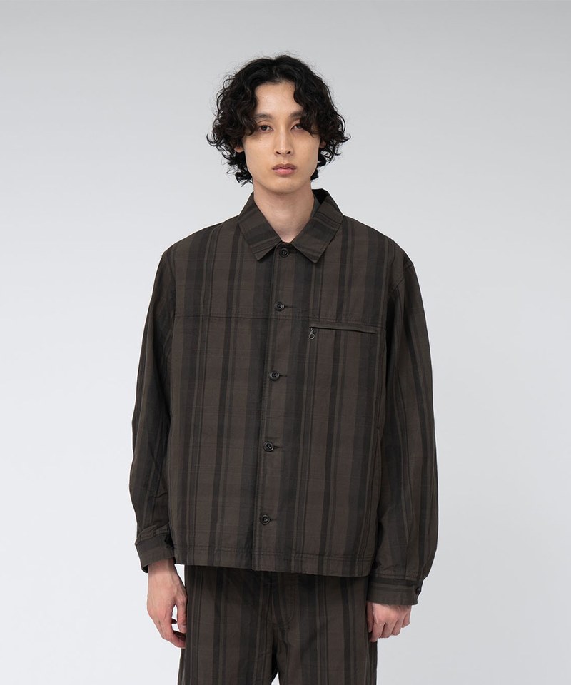 格紋外套 Plaid Dock Jacket