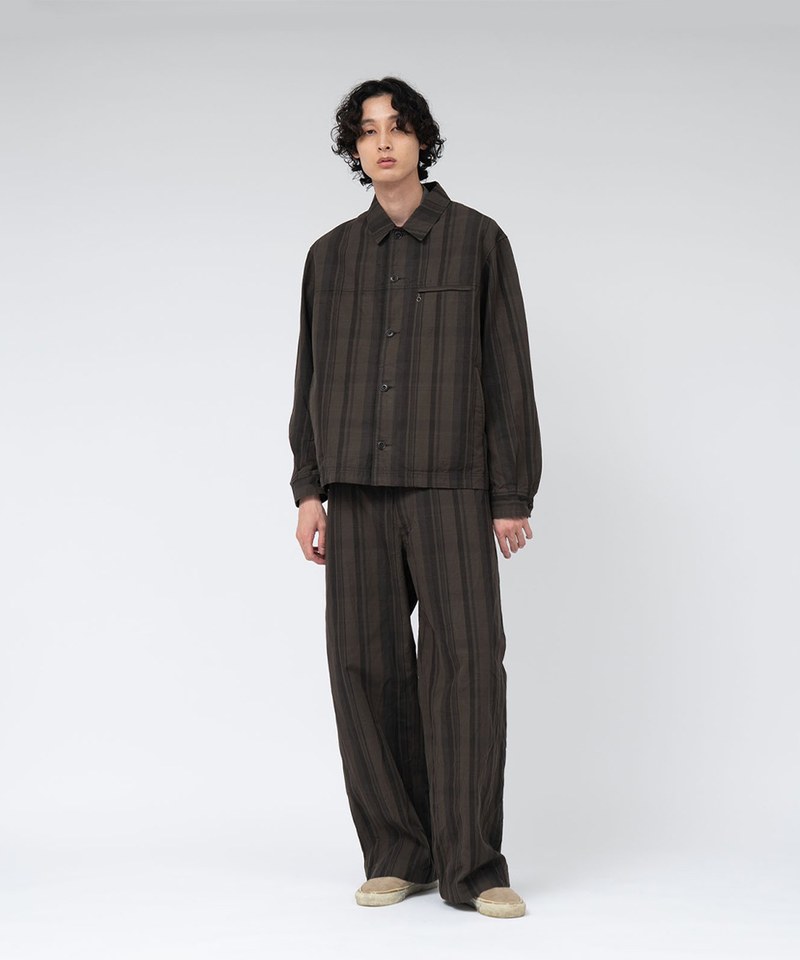 格紋外套 Plaid Dock Jacket
