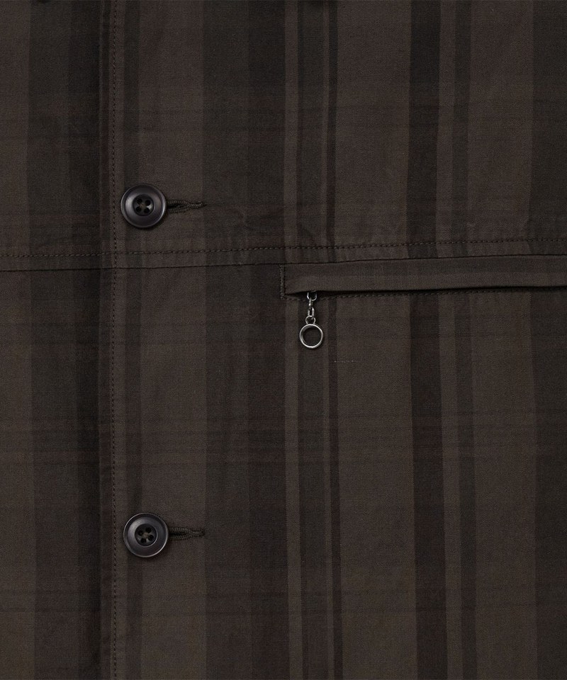 格紋外套 Plaid Dock Jacket