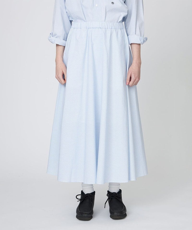NMA4006-251 條紋長裙 Stripe Circular Skirt