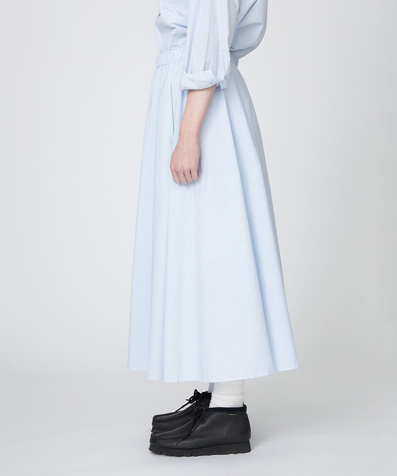 NMA4006-251 條紋長裙 Stripe Circular Skirt