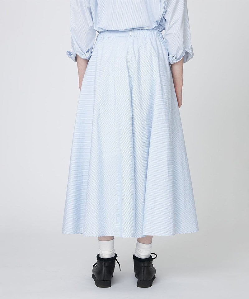 NMA4006-251 條紋長裙 Stripe Circular Skirt