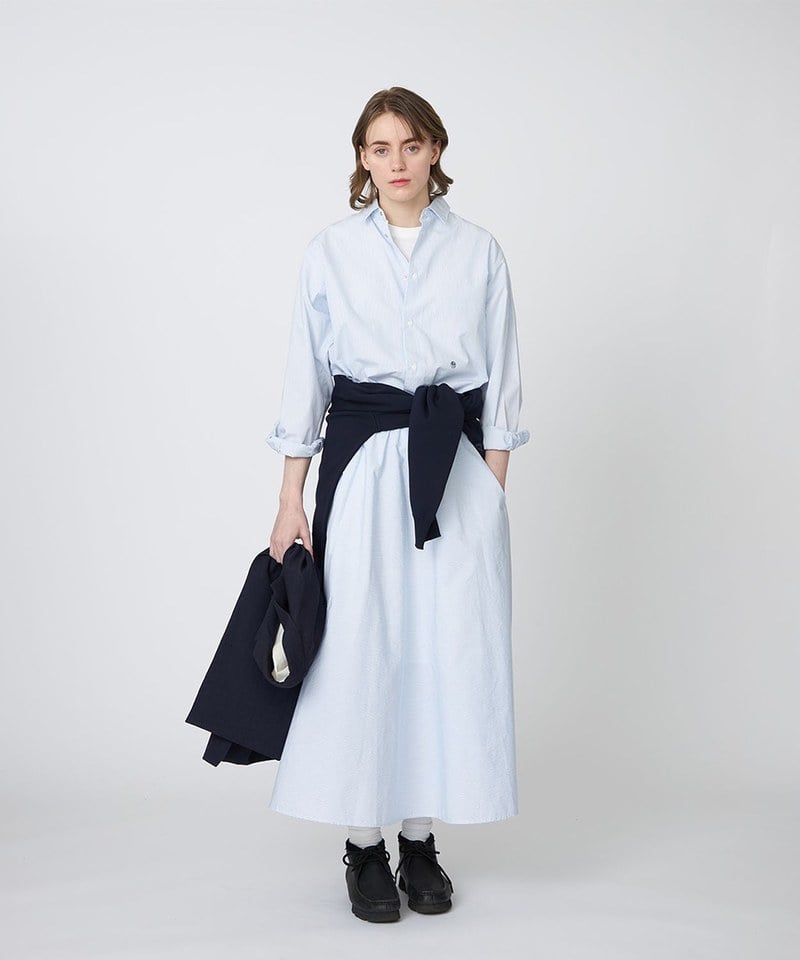 NMA4006-251 條紋長裙 Stripe Circular Skirt