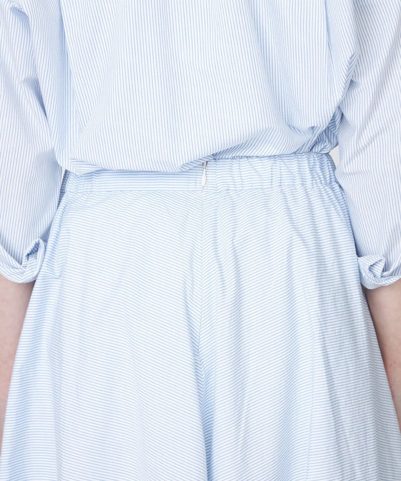 NMA4006-251 條紋長裙 Stripe Circular Skirt